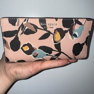 Kate Spade Pink Floral Women's Wallet
